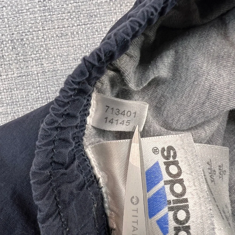 VTG Y2K adidas Insulated Track Pants Men Large Blue 3 Stripe Warm Up *No String*